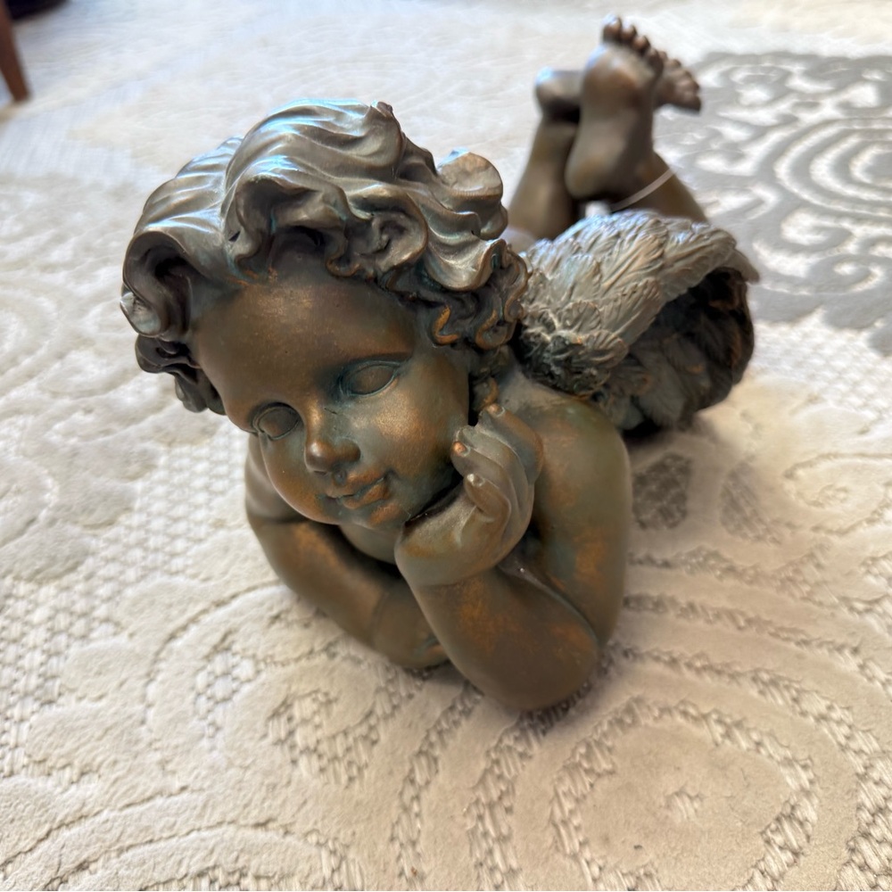 Bronze Cherub Sculpture